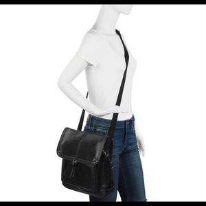 The Sak Ventura Black leather convertible bag